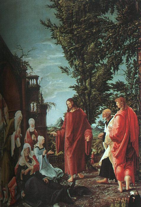 Albrecht Altdorfer Christ Taking Leave of His Mother oil painting image